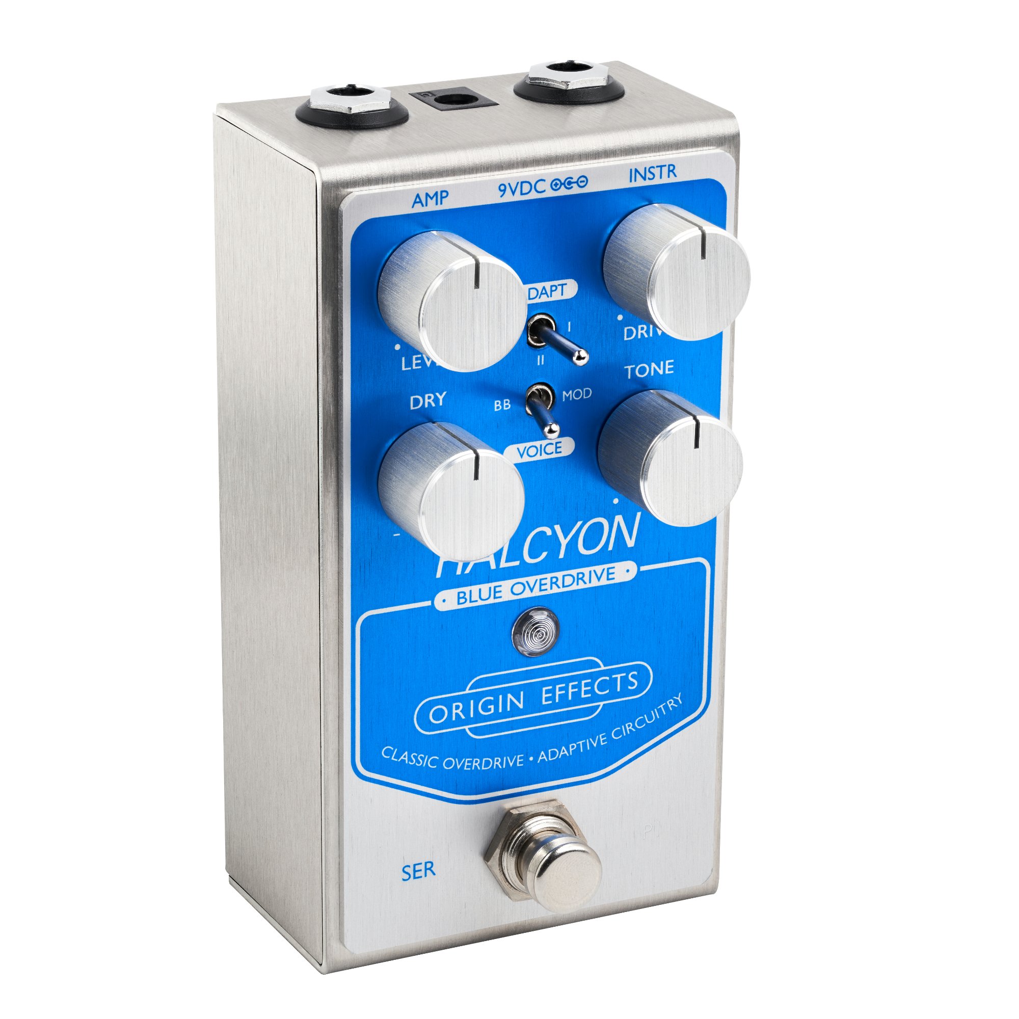 ギター ORIGIN EFFECTS HALCYON Origin Effects Halcyon Blue Overdrive Pedal - Andertons Music Co.